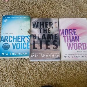 3 books by Mia Sheridan